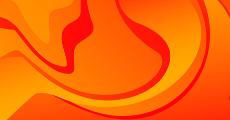 Obraz premium Abstract yellow wavy background with curve lines. Abstract yellow art lines. Autumn concept.