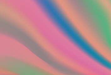 Dark Green, Red vector abstract blurred background.