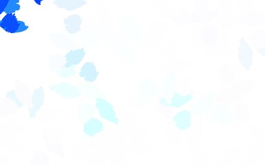 Fototapeta na wymiar Light BLUE vector backdrop with memphis shapes.