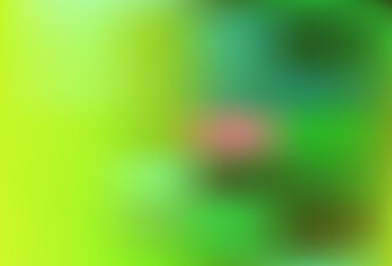 Light Green, Yellow vector abstract blurred background.