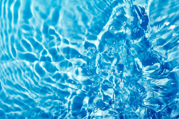 Crystal-clear water ripples