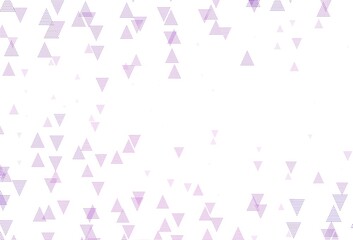 Light Purple, Pink vector layout with lines, triangles.