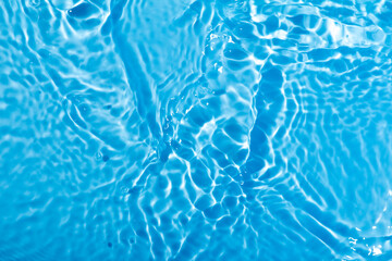 Crystal-clear water ripples