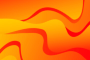 Blur background. Abstract yellow wavy background with curve lines. Abstract yellow art lines. Autumn concept.