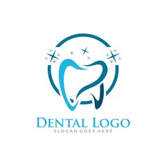 Dental Logo Design, Creative Dentist Logo, Dental Clinic Creative Company Vector Logo