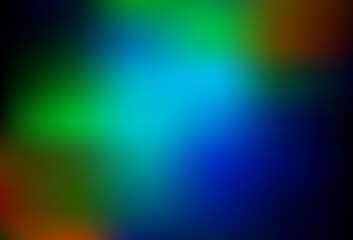 Dark Blue, Yellow vector colorful blur background.