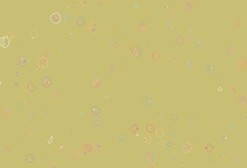 Light Green, Red vector pattern with fresh ingredients.