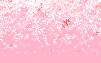 Light Red vector layout with bent lines.