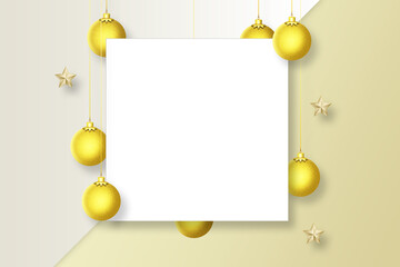 Christmas classic e-commerce promotional poster background
