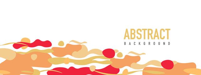 Trendy liquid style shapes abstract design, dynamic vector background for placards, brochures, posters, web landing pages, covers or banners