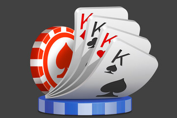 Card game UI icon design material