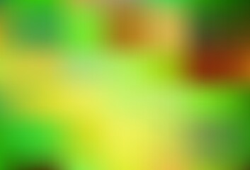 Light Green, Red vector colorful blur backdrop.