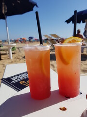 cocktail on the beach