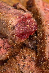 Delicious Fried steak with black pepper