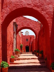South America, Peru, Arequipa city, Santa Catalina Convent