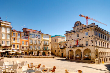 Obraz na płótnie Canvas Ourense, Galicia, Spain: HDR Image