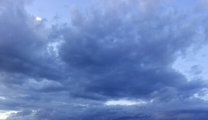Fototapeta premium evening sky with clouds