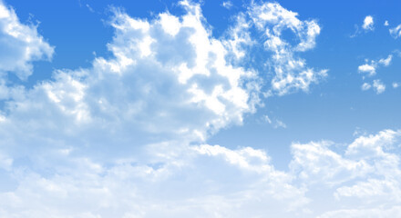 Sunshine clouds sky during morning background