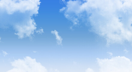 White cloud on blue sky