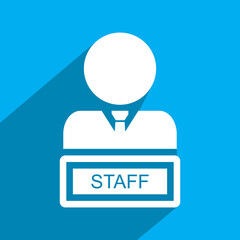 staff icon, Business icon vector