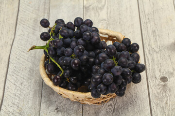 Fresh ripe sweet red grape
