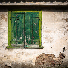 old style wooden doors and windows