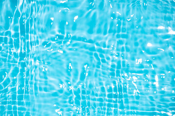 Summer ice crystal clear water ripples
