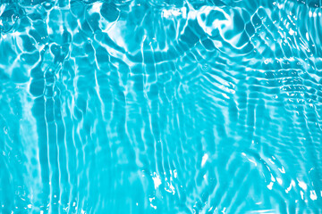 Summer ice crystal clear water ripples