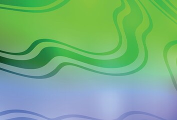 Light Pink, Green vector blurred template.