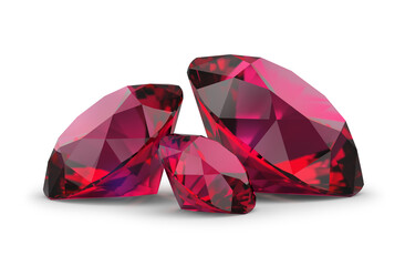 three rubies