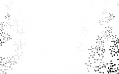 Obraz premium Light Gray vector pattern with artificial intelligence network.