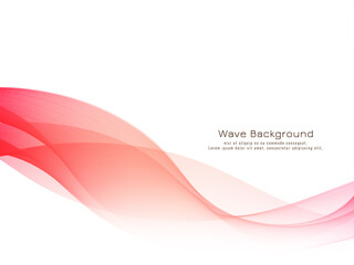 Abstract colorful wave elegant background