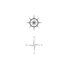 Fototapeta premium Compass Logo Template vector icon