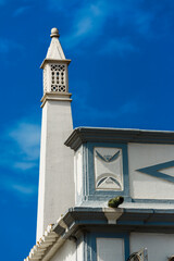Obraz premium old traditional chimney from the Algarve in Tavira, Portugal