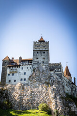 Fototapeta na wymiar Draculaschloss in Rumänien als Sehenswürdigkeit 