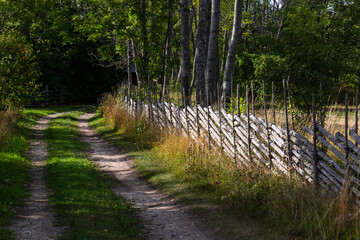 wooden fence
