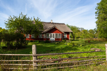 Traditional house in estonia