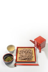 日本そば　Japanese noodles(soba buckwheat noodle)