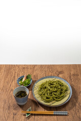 日本そば　Japanese noodles(soba buckwheat noodle)