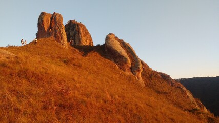 Obraz premium Sunset in the Mountains