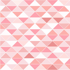 Abstract pink triangles seamless pattern background.