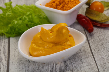 Curry sauce in the bowl