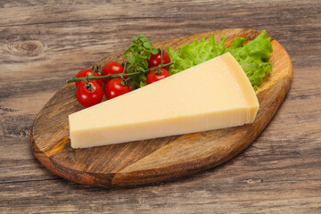 Italian traditional parmesan cheese triangle