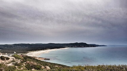 Obraz premium storm clouds over the sea
