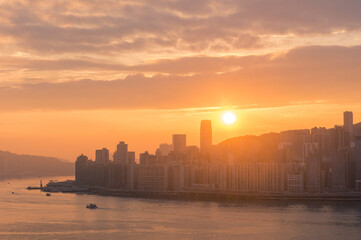 Hong Kong Island dawn