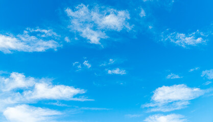 blue sky with clouds for background.