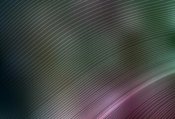 Dark Pink, Green vector blurred template.
