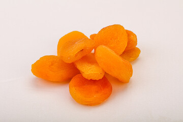 Sweet tasty dried apricot heap
