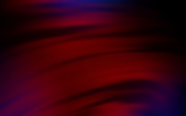 Dark Blue, Red vector background with curved lines. Colorful abstract illustration with gradient lines. Pattern for your business design.