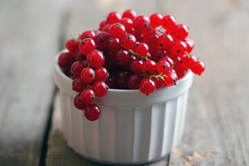 red currant in a bowl